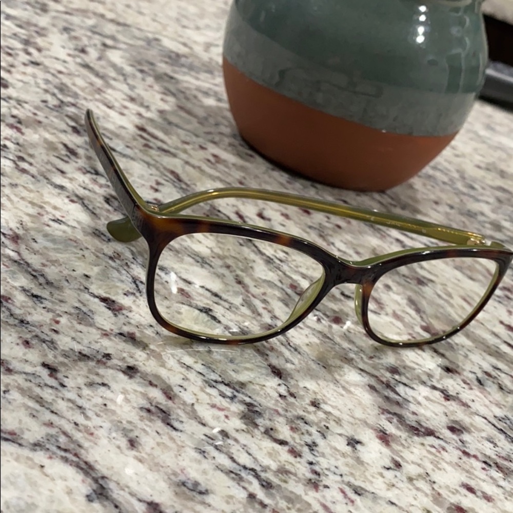 MICHAEL Michael Kors Tortoiseshell Frames with Olive Temples